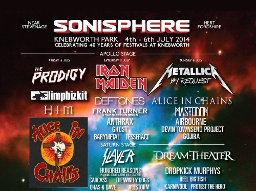 Alice In Chains -  Sonisphere 2014 (2015) [HDTV 1080i]