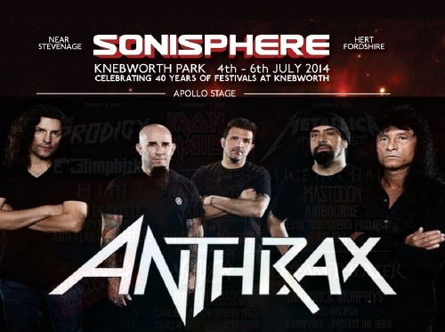 Anthrax - Sonisphere 2014 (2015) [HDTV 1080i]