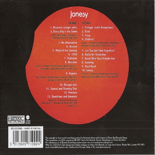 Jonesy - Masquerade - The Dawn Years Anthology 2007 (Lossless)