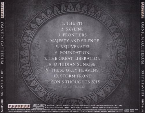Omnium Gatherum - Grey Heavens [Japanese Edition] (2016) (Lossless)
