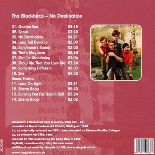 Blackbirds - No Destination 1968