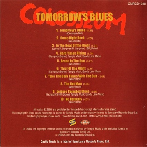 Colosseum - Tomorrow's Blues 2003