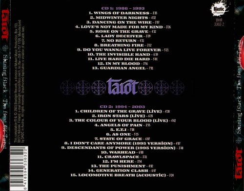 Tarot - Shining Black (Compilation) 2003