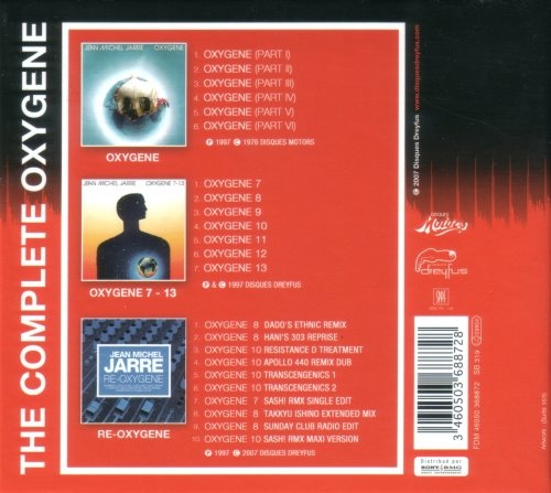 Jean Michel Jarre - Oxygene: The Complete Oxygene [3CD] (2007) (Lossless)