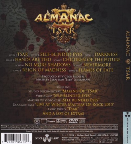 Almanac - Tsar (2016) (Lossless)