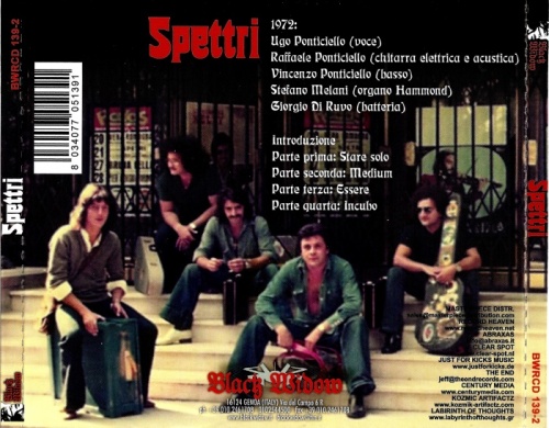 Spettri - Spettri (1972) (reissue 2011)