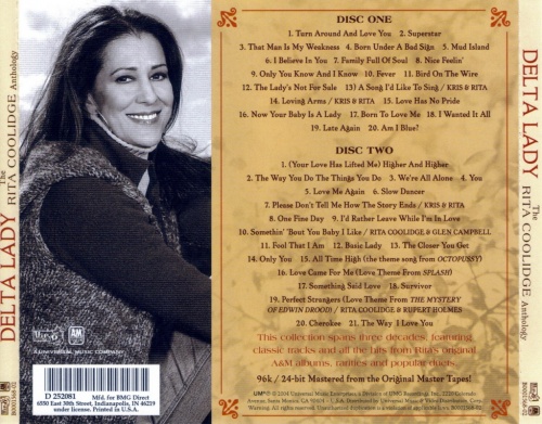 Rita Coolidge - Delta Lady The Rita Coolidge Anthology (1971-98) (2004) 2CD Lossless