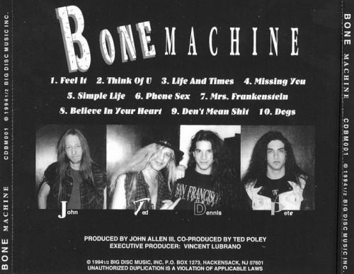 Bone Machine - Dogs (1994)