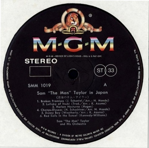 Sam "The Man" Taylor & His Orchestra - Sam "The Man" Taylor In Japan (1961) [Lossless]