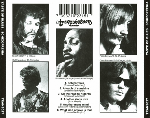 Taste Of Blues - Schizofrenia (1969) (2010) Lossless