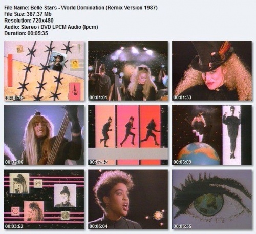 Belle Stars - World Domination (Remix Version) (1987)