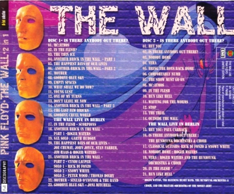 Pink Floyd - The Wall 2 In 1: Is There Anybody Out There / Live In Berlin (1981/1990) [2CD Bootleg 2000] Lossless