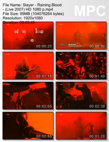 Slayer - Raining Blood (Live) 2007