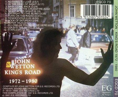 John Wetton - King's Road 1972-1980 (1987) Lossless