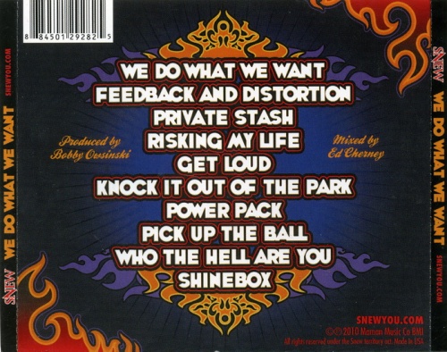 Snew - We Do What We Want (2010)