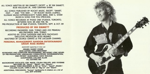 Rik Emmett - Absolutely (1990) Lossless