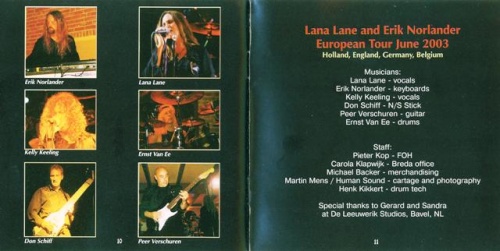 Lana Lane / Erik Norlander - European Tour (2003) Lossless