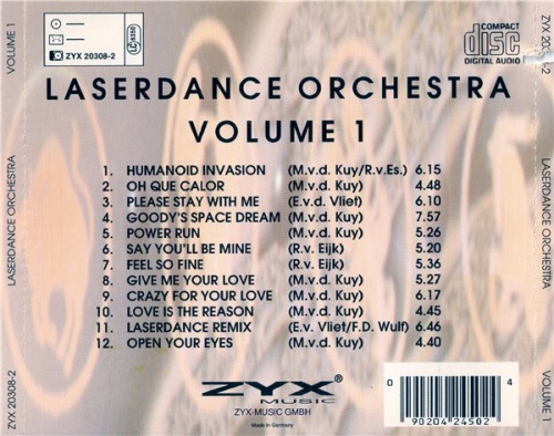 Laserdance - Laserdance Orchestra Vol. 1 (1994) Lossless + mp3