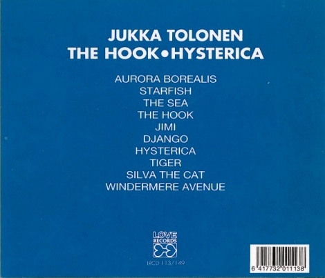 Jukka Tolonen - The Hook 1974 / Hysterica 1975 (1994) Lossless