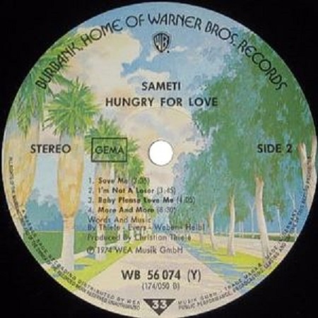 Sameti - Hungry For Love 1974 (2010)