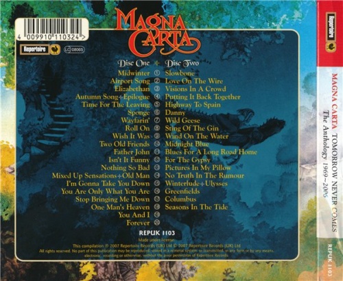 Magna Carta - Tomorrow Never Comes: The Anthology 1969-2006 (2007) Lossless + mp3