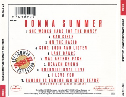 Donna Summer - The Summer Collection (1985) Lossless + mp3
