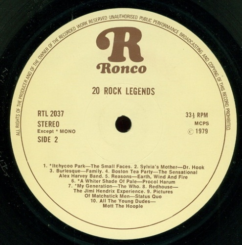 VA - 20 Rock Legends (1979)