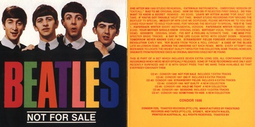 The Beatles - Not For Sale 1962-1967 (1989) [Bootleg] [Lossless+Mp3]