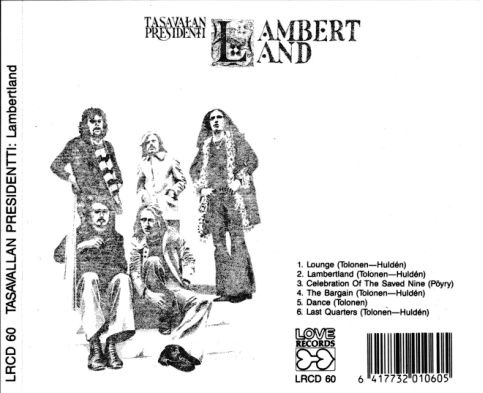 Tasavallan Presidentti - Lambertland (1972) [Reissue 1990] Lossless