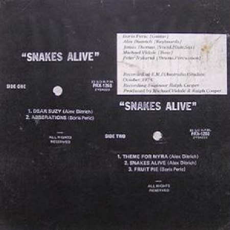 SNAKES ALIVE - Snakes Alive 1974