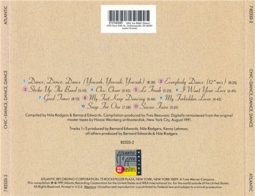 Chic - Dance, Dance, Dance: The Best Of Chic (1991) Lossless + mp3