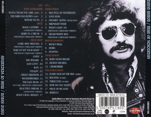 David Byron - Man Of Yesterday: The Anthology [2CD] (1995) [2005] (Lossless)