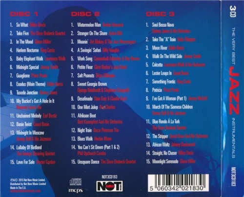 VA - The Very Best Jazz Instrumentals (3 CD Box Set 2015)