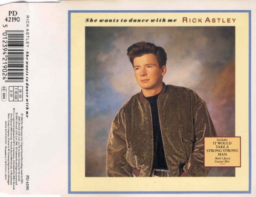 Rick Astley - She Wants To Dance With Me (CD, Maxi-Single) 1988 (Lossless)