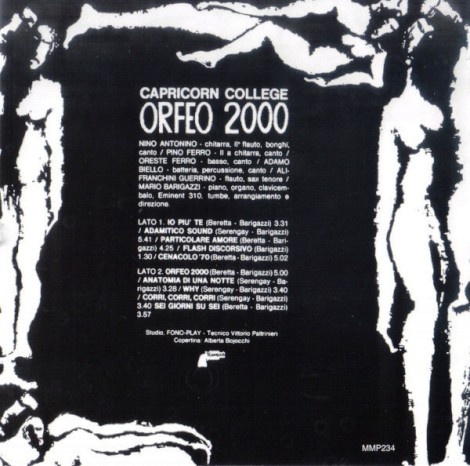 Capricorn College - Orfeo 2000 (1972) [Reissue 1994] Lossless