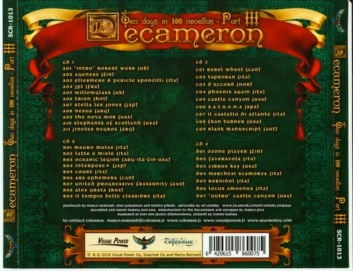 VA - Decameron: Ten Days in 100 Novellas, Part 3 (2016) (MP3 + Lossless)