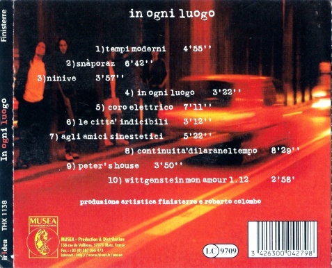 Finisterre - In Ogni Luogo (1999) lossless