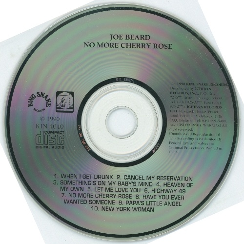 Joe Beard - No More Cherry Rose (1990) [Lossless+Mp3]