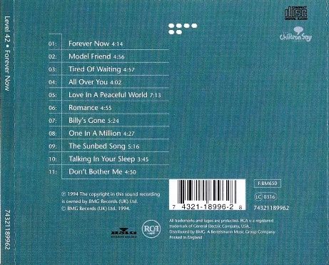 Level 42 - Forever Now (1994 / 1995) [2CD] Lossless