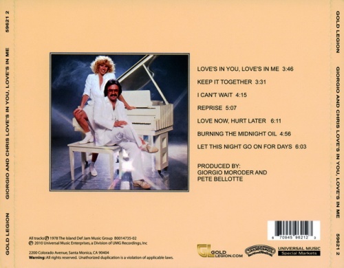 Giorgio And Chris - Love's In You, Love's In Me (1978)(Remastered Edition 2010)(Lossless + MP3)