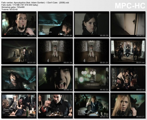 Apocalyptica feat. Adam Gontier - I Don't Care  (2008)