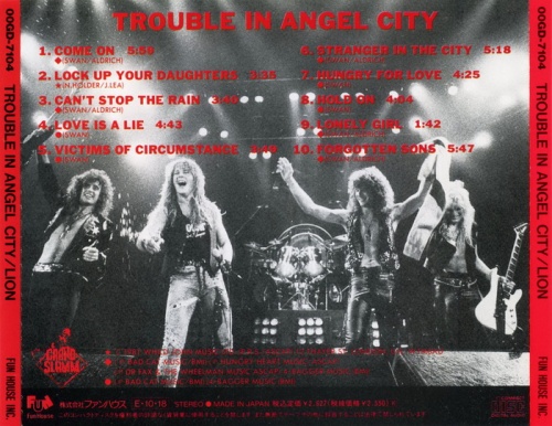 Lion - Trouble In Angel City 1989 (Japanese Edition)