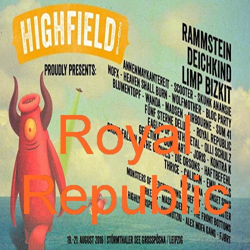 Royal Republic - Highfield Festival (2016) [HDTV 720p]
