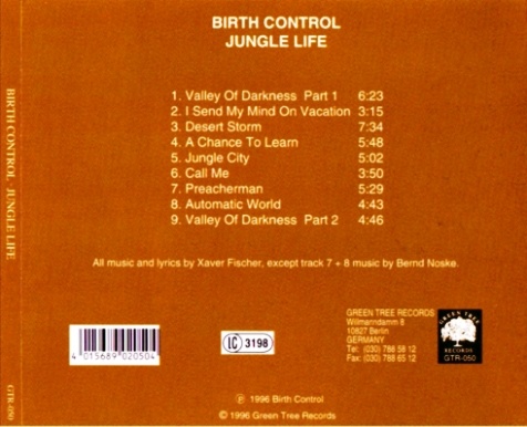 Birth Control - Jungle Life (1996) Lossless