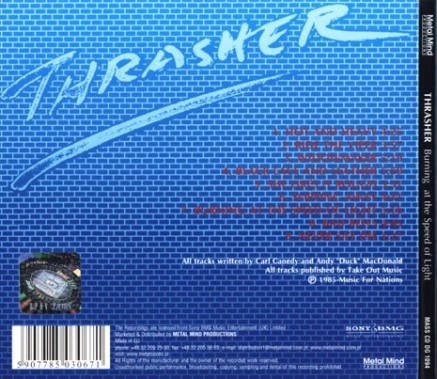 Thrasher - Burning At The Speed Of Light (1985) Lossless