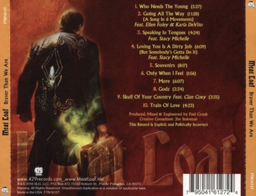 Meat Loaf - Braver Than We Are (2016) (Lossless)