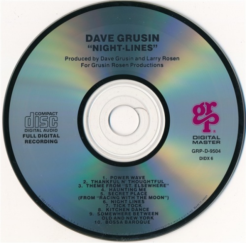 Dave Grusin - Night-Lines (1984) Lossless + mp3