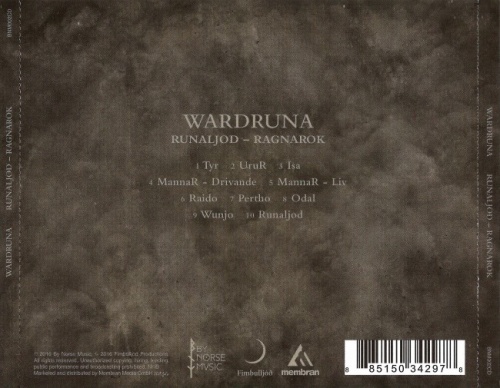 Wardruna - Runaljod - Ragnarok (2016) (Lossless)