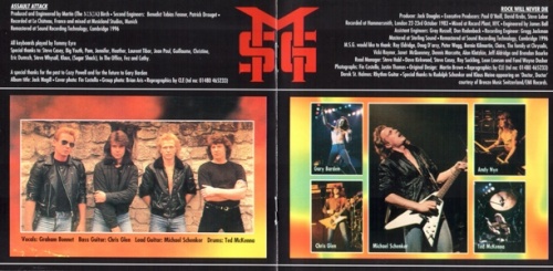 The Michael Schenker Group - Assault Attack / Rock Will Never Die (1982/84) [2CD Reissue 1996] Lossless