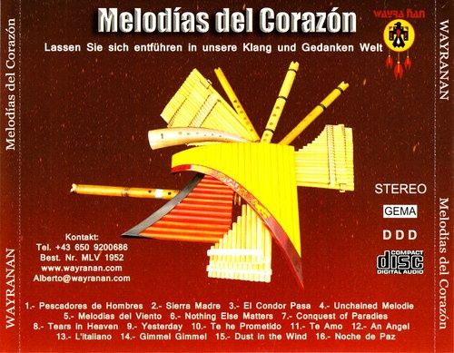 Wayra Nan - Melodias Del Corazon 2013 (Lossless)